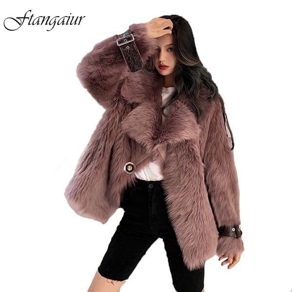 ftangaiur 2019 imported tuscan wool leather fur coat turn-down collar women's short real leather loss tuscan wool fur one coats, Black
ftangaiur 2019 imported tuscan wool leather fur coat turn-down collar women's short real leather loss tuscan wool fur one coats, Black