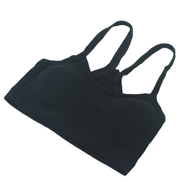 women modal cotton stretch strap vest bra wrap chest crop underwear, Black;white
women modal cotton stretch strap vest bra wrap chest crop underwear, Black;white
