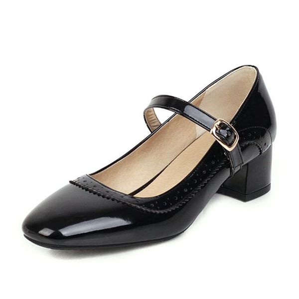 office lady shoes patent leather high heels women shoes square heeled pumps ladies black white yellow plus size 34~48
office lady shoes patent leather high heels women shoes square heeled pumps ladies black white yellow plus size 34~48