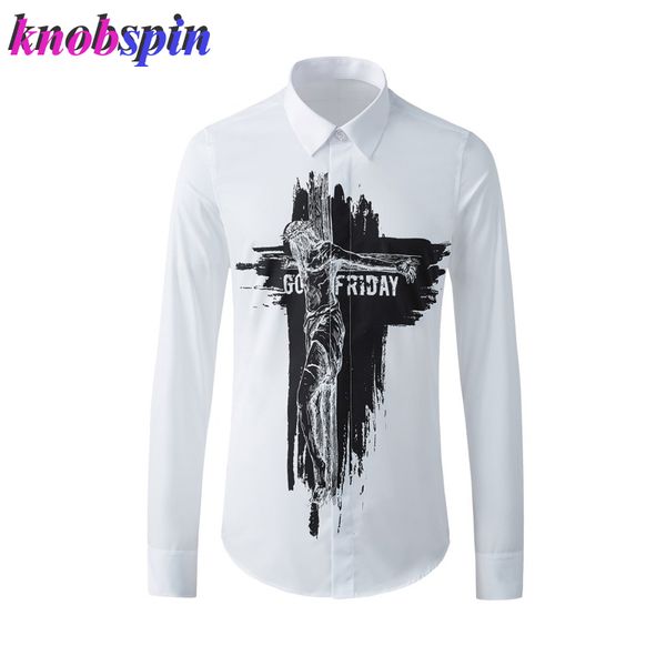 plus size 4xl casual slim men's shirt long sleeve fashion printed chemise homme cotton shirts, White;black
plus size 4xl casual slim men's shirt long sleeve fashion printed chemise homme cotton shirts, White;black