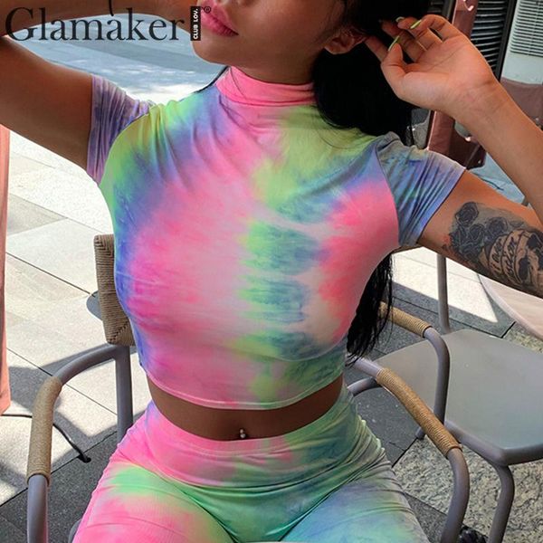 glamaker tie dye short jumpsuit women short sleeve two piece set jumpsuit romper female summer turtleneck bodycon overalls, Black;white
glamaker tie dye short jumpsuit women short sleeve two piece set jumpsuit romper female summer turtleneck bodycon overalls, Black;white