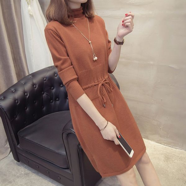 womens 2019 autumn and winter new fashion turtleneck pullovers dress casual knitted thick warm long section sweaters female, White;black
womens 2019 autumn and winter new fashion turtleneck pullovers dress casual knitted thick warm long section sweaters female, White;black