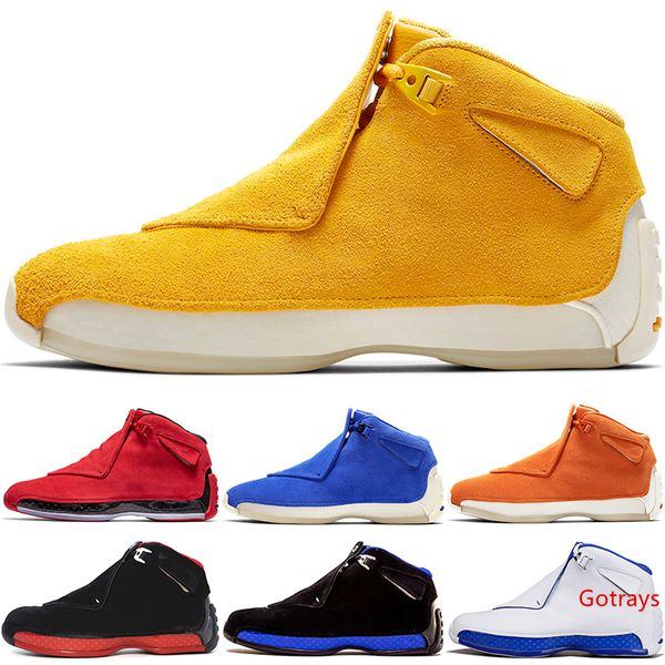 men 18 18s basketball shoes toro red suede yellow orange blue royal cool grey og mens sport trainer athletic sneakers 8-13 ing
men 18 18s basketball shoes toro red suede yellow orange blue royal cool grey og mens sport trainer athletic sneakers 8-13 ing