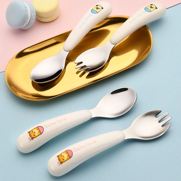 2pc portable box packed 304 stainless steel kids school lunch use fork and spoon cutlery set children feeding inox flatware set
2pc portable box packed 304 stainless steel kids school lunch use fork and spoon cutlery set children feeding inox flatware set