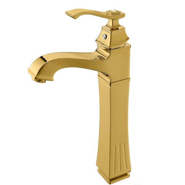 gold pvd single hole bathroom vessel sink faucet mixer tap tall square crystal handles
gold pvd single hole bathroom vessel sink faucet mixer tap tall square crystal handles