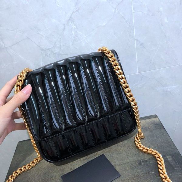 2020 womens luxury designer bag handbags patent leather flap small handbags cowhide female shoulder bags mini chain crossbody bags
2020 womens luxury designer bag handbags patent leather flap small handbags cowhide female shoulder bags mini chain crossbody bags