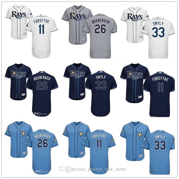 custom men's women youth rays jersey #26 brad boxberger 11 logan forsythe 33 drew smyly home blue white baseball jerseys, Blue;black
custom men's women youth rays jersey #26 brad boxberger 11 logan forsythe 33 drew smyly home blue white baseball jerseys, Blue;black