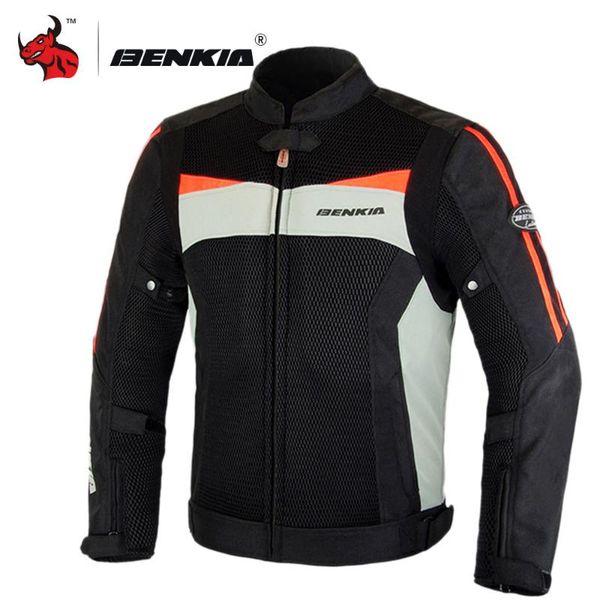 benkia motorcycle jacket protective gear men moto motocross jacket summer breathable mesh moto motorcycle armor