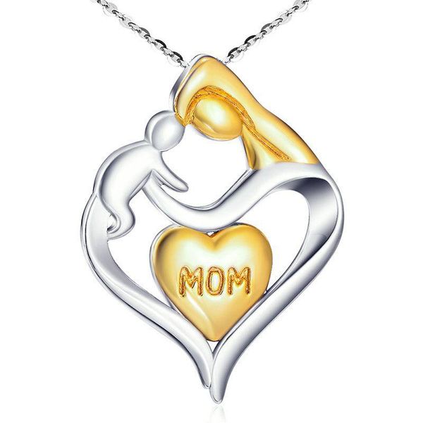 mom love heart charm pendant necklaces silver color clavicle chain necklaces for mother's day gifts family
mom love heart charm pendant necklaces silver color clavicle chain necklaces for mother's day gifts family