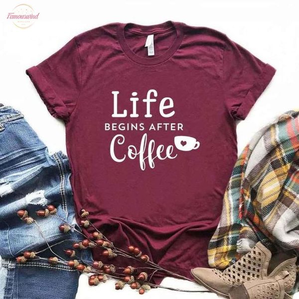 life begins after coffee women tshirt cotton casual t shirt gift for lady yong girl tee 6 color a 34, White
life begins after coffee women tshirt cotton casual t shirt gift for lady yong girl tee 6 color a 34, White