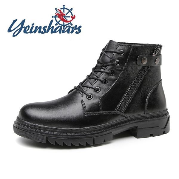 brand mens boots genuine leather motorcycle mens ankle boot luxury oxfords shoes outdoor safety plus size 47 48, Black
brand mens boots genuine leather motorcycle mens ankle boot luxury oxfords shoes outdoor safety plus size 47 48, Black