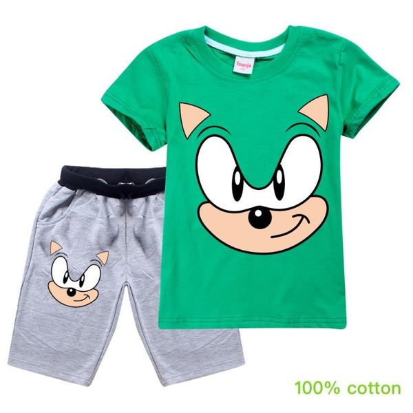 2020 sonic children's pajamas summer short-sleeved tshirt + shorts sports set kids pyjamas kids pajamas baby sleepers sleepwear, White
2020 sonic children's pajamas summer short-sleeved tshirt + shorts sports set kids pyjamas kids pajamas baby sleepers sleepwear, White