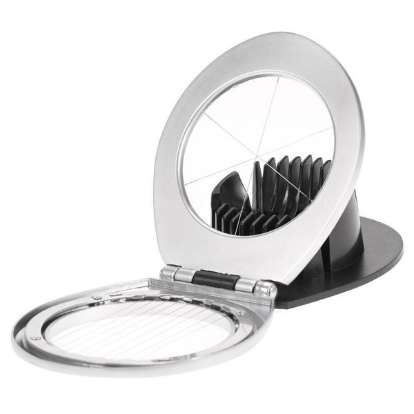 stainless steel egg slicer eggs cutting 2 in 1 slices & wedges kitchen tool egg tools 
stainless steel egg slicer eggs cutting 2 in 1 slices & wedges kitchen tool egg tools