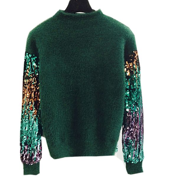 women loose fashion sequin knitted sweaters and pullovers for women autumn winter pull femme knitting outerwear 2017 69, White;black
women loose fashion sequin knitted sweaters and pullovers for women autumn winter pull femme knitting outerwear 2017 69, White;black