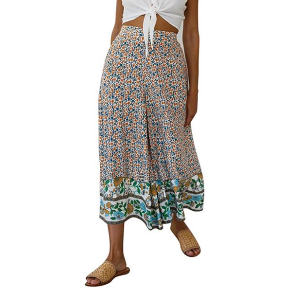 fashion printed flower beach pants loose casual print women pant summer spring boho high waist female trousers 2020wide leg pant, Black;white
fashion printed flower beach pants loose casual print women pant summer spring boho high waist female trousers 2020wide leg pant, Black;white