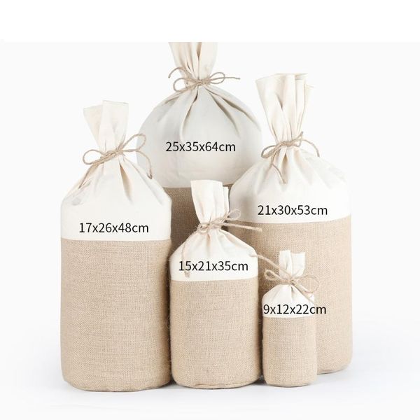 5 sizes round bottom grain sacks rice jute packaging bag cotton linen jute fabric drawstring gift bag
5 sizes round bottom grain sacks rice jute packaging bag cotton linen jute fabric drawstring gift bag