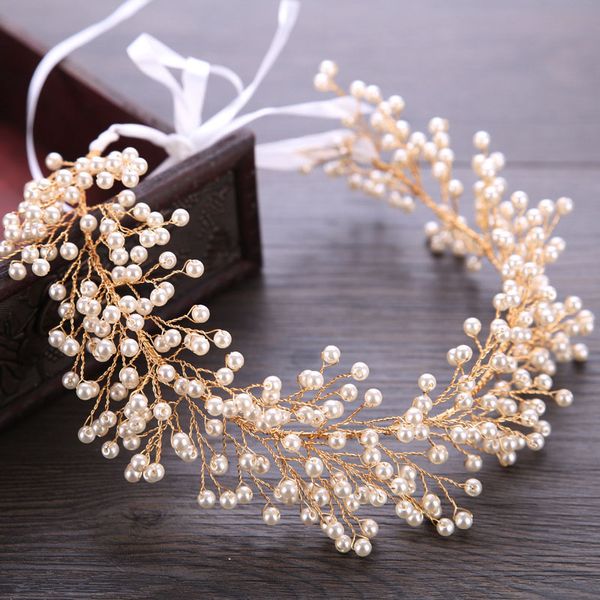 romantic gold/silver color simulated pearl bride hairband tiara fashion wedding bridal headband headdress women hair ornament sl, Golden;silver
romantic gold/silver color simulated pearl bride hairband tiara fashion wedding bridal headband headdress women hair ornament sl, Golden;silver