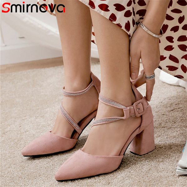 smirnova 2020 new arrive high heels ladies party wedding shoes pointed toe buckle summer shoes women pumps big size 33-48, Black
smirnova 2020 new arrive high heels ladies party wedding shoes pointed toe buckle summer shoes women pumps big size 33-48, Black