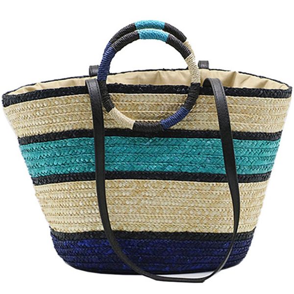 fringed straw women's bag summer rattan shoulder bag hand-woven beach new ladies and women messenger travel bohemia blue
fringed straw women's bag summer rattan shoulder bag hand-woven beach new ladies and women messenger travel bohemia blue