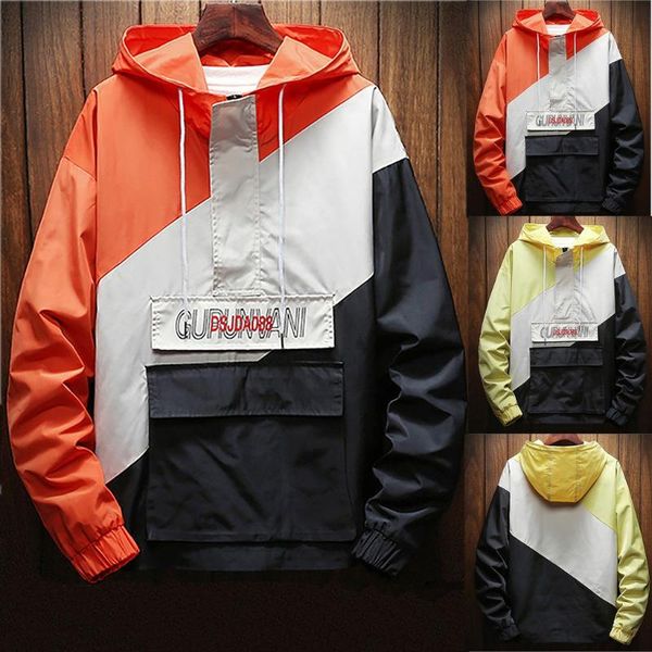 men's coat patchwork casual button fashion hoodie outwear coat casual solid color large size baseball clothes, Black;brown
men's coat patchwork casual button fashion hoodie outwear coat casual solid color large size baseball clothes, Black;brown