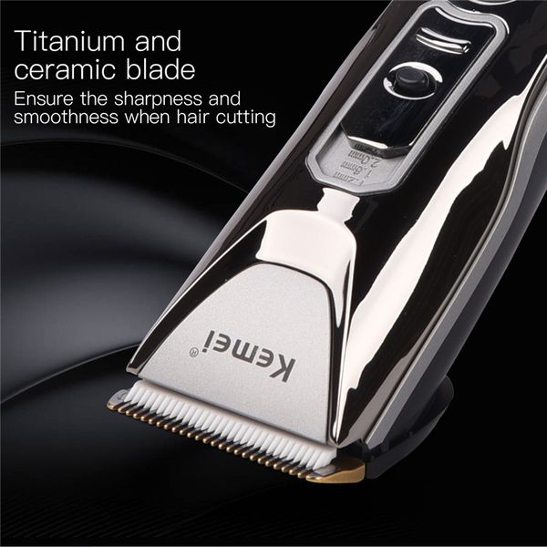 clippers kemei 0.8-2.0mm adjustable electric hair clipper led display rechargeable hair trimmer with comb haircut machine hairclipper 489
clippers kemei 0.8-2.0mm adjustable electric hair clipper led display rechargeable hair trimmer with comb haircut machine hairclipper 489