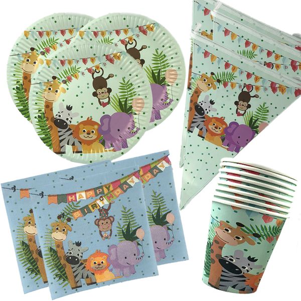 jungle animals party supplies disposable tableware plate cup straw napkin safari animal party decoration kids gift and favors
jungle animals party supplies disposable tableware plate cup straw napkin safari animal party decoration kids gift and favors