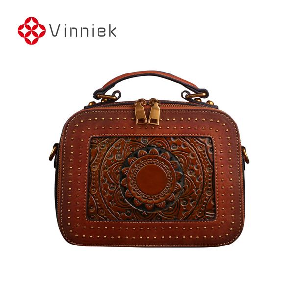 summer new cowhide leather female bags retro floral women's handbag totem embossed shoulder bags small flap vintage cross body
summer new cowhide leather female bags retro floral women's handbag totem embossed shoulder bags small flap vintage cross body