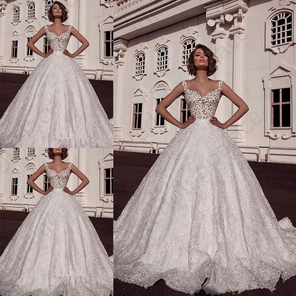 fashionable saudi arabic wedding dresses 2020 middle east applique court train ball gown bridal gowns plus size 3796, White
fashionable saudi arabic wedding dresses 2020 middle east applique court train ball gown bridal gowns plus size 3796, White