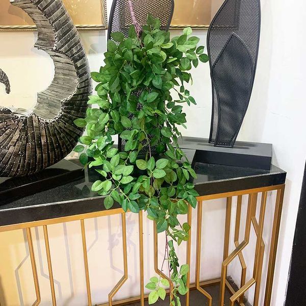 1.2m artificial green rose leaf vine false vine artificial plant ivy wreath wall decoration wedding decoration rose wall hanging
1.2m artificial green rose leaf vine false vine artificial plant ivy wreath wall decoration wedding decoration rose wall hanging