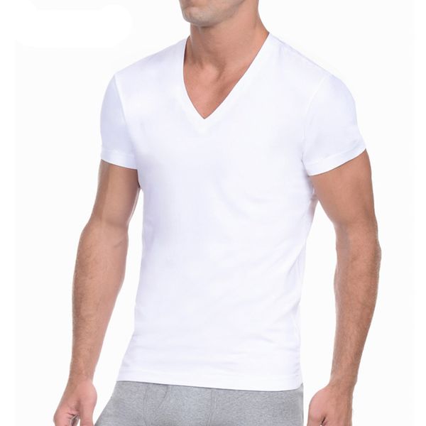 Men' Cotton Undershirts Underwear Short Sleeved Undershirt Summer V Neck Shirts Spandex Bodybuilding Solid ColorT Shirts, Black
Men' Cotton Undershirts Underwear Short Sleeved Undershirt Summer V Neck Shirts Spandex Bodybuilding Solid ColorT Shirts, Black