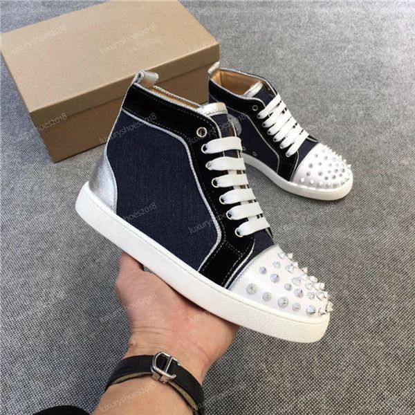 дизайнерские кроссовки high cut spikes обувь на плоской подошве мужчины и женщины кожаные кроссовки с красной подошвой вечеринка дизайнерска, Black
дизайнерские кроссовки high cut spikes обувь на плоской подошве мужчины и женщины кожаные кроссовки с красной подошвой вечеринка дизайнерска, Black