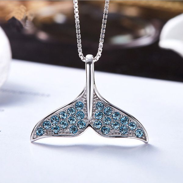 npkds mermaid dolphin fishtail pendent necklace clavicle chain tail zircon sweater simple chain party wedding jewelry gift, Silver
npkds mermaid dolphin fishtail pendent necklace clavicle chain tail zircon sweater simple chain party wedding jewelry gift, Silver