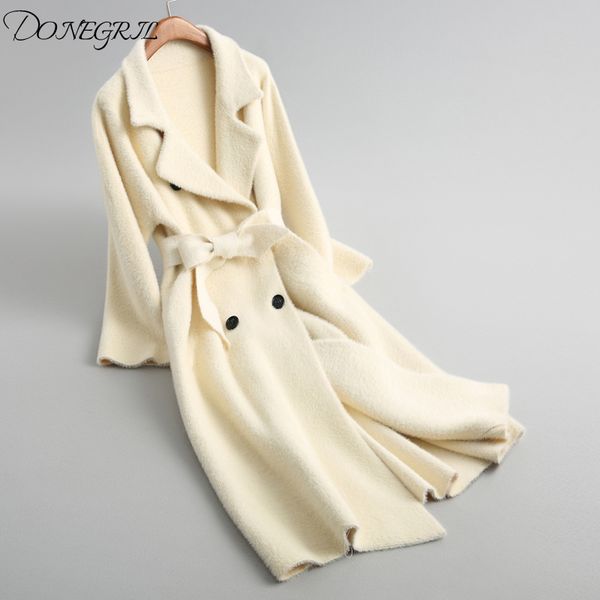 women's wool & blends 2021 fashion autumn winter trench coat for women casual knitting thickened warm loose womens overcoat windbreakes, Black
women's wool & blends 2021 fashion autumn winter trench coat for women casual knitting thickened warm loose womens overcoat windbreakes, Black