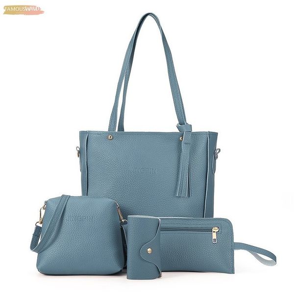 fashion women soft leather ladies hand bag large capacity crossbody handbags zipper bags for women brand 4pcs set bolsa
fashion women soft leather ladies hand bag large capacity crossbody handbags zipper bags for women brand 4pcs set bolsa