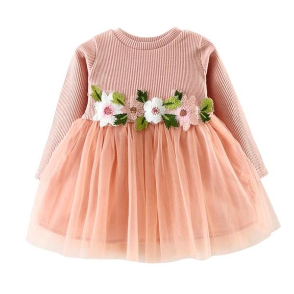 autumn fashion flowers decor kids dress long sleeve o-neck princess dress sweet comfortable leisure baby girls dresses, Red;yellow
autumn fashion flowers decor kids dress long sleeve o-neck princess dress sweet comfortable leisure baby girls dresses, Red;yellow