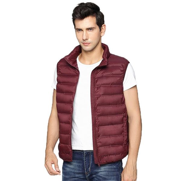 polyamide ultra light down vest men spring autumn winter stand collar sleeveless seamless warm lightweight down vest plus size breathable, Black;white
polyamide ultra light down vest men spring autumn winter stand collar sleeveless seamless warm lightweight down vest plus size breathable, Black;white