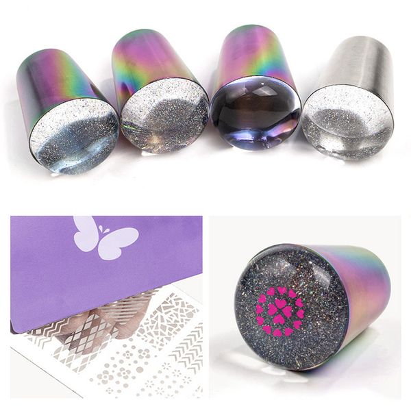 handle holographic transparent nail stamper for stamping plate clear jelly silicone stamper head nail art templates tool, White
handle holographic transparent nail stamper for stamping plate clear jelly silicone stamper head nail art templates tool, White