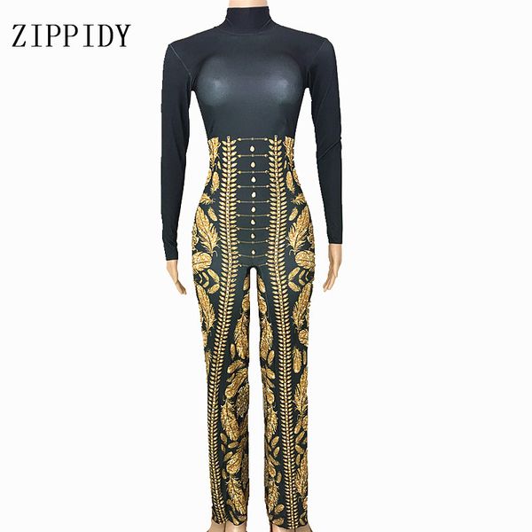 fashion gold leaves pattern jumpsuit rhinestones one piece big legs stretch costume women's party rompers stage singer bodysuit, Black;red
fashion gold leaves pattern jumpsuit rhinestones one piece big legs stretch costume women's party rompers stage singer bodysuit, Black;red