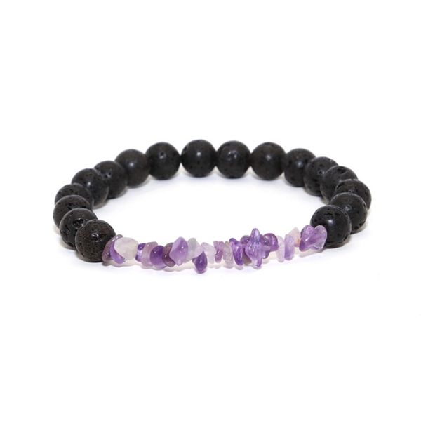 wholesale 10 pcs handmade weave irregular shape purple amethysts with black lava stone round beads stretchy bracelet charm jewelry
wholesale 10 pcs handmade weave irregular shape purple amethysts with black lava stone round beads stretchy bracelet charm jewelry