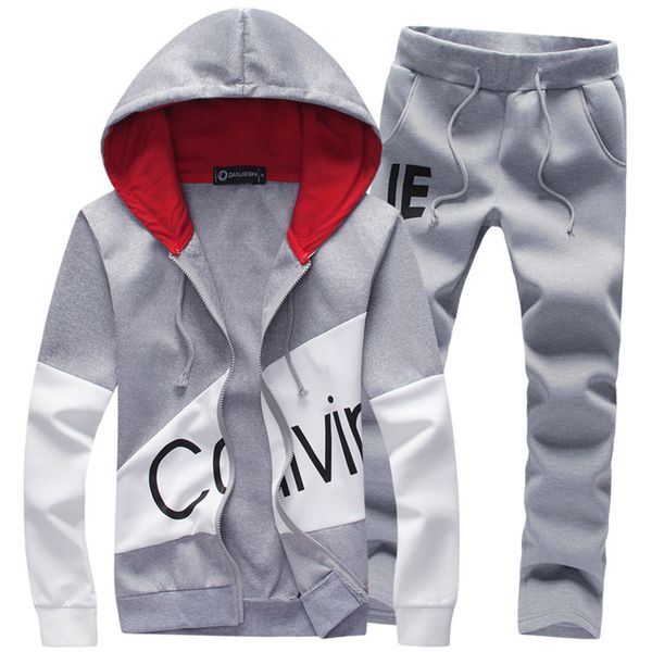 spring autumn hoodie sweater jacket+ joggers sweatpants man printing suits sportwear tracksuit fight color, Gray
spring autumn hoodie sweater jacket+ joggers sweatpants man printing suits sportwear tracksuit fight color, Gray