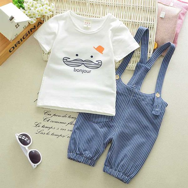children casual cute beard t-shirt stripe shorts 2pcs/sets kids fashion suits summer baby girls boys clothes cotton tracksuits, White
children casual cute beard t-shirt stripe shorts 2pcs/sets kids fashion suits summer baby girls boys clothes cotton tracksuits, White