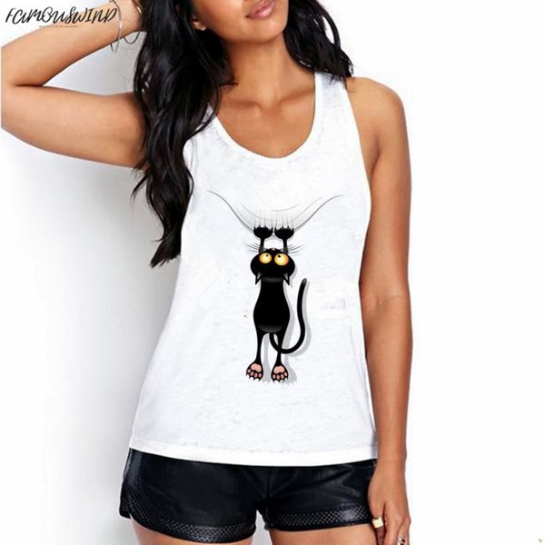 женская летняя майка без рукавов с изображением кошек и животных kawaii cartoon harajuku print fashion o-образным вырезом для женщин белая м, White
женская летняя майка без рукавов с изображением кошек и животных kawaii cartoon harajuku print fashion o-образным вырезом для женщин белая м, White