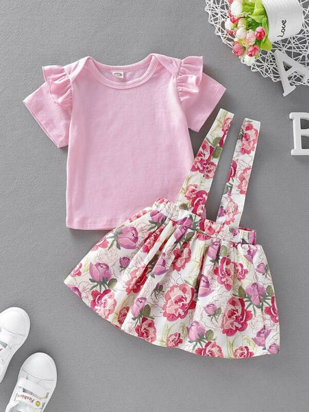 3-24m 2pcs toddler kid baby girl clothes strap stripe skirt summer outfits baby set, Pink;blue
3-24m 2pcs toddler kid baby girl clothes strap stripe skirt summer outfits baby set, Pink;blue