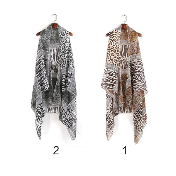 vest style shawl scarf ethnic leopard zebra-stripes snakeskin patchwork printing wrap skirt cardigan asymmetric s womens chiffon, White
vest style shawl scarf ethnic leopard zebra-stripes snakeskin patchwork printing wrap skirt cardigan asymmetric s womens chiffon, White