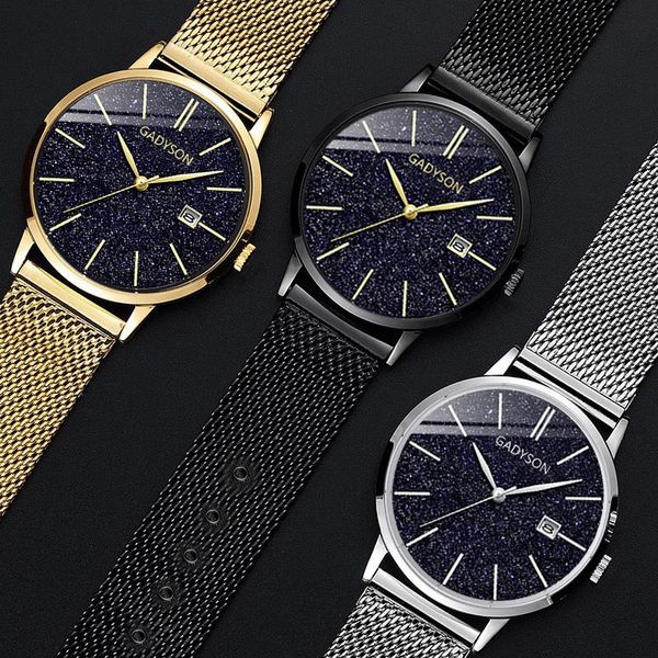 fashion starry sky design mens watches ultra thin steel date quartz watch business analog watches gifts clock relogio masculino, Slivery;brown
fashion starry sky design mens watches ultra thin steel date quartz watch business analog watches gifts clock relogio masculino, Slivery;brown