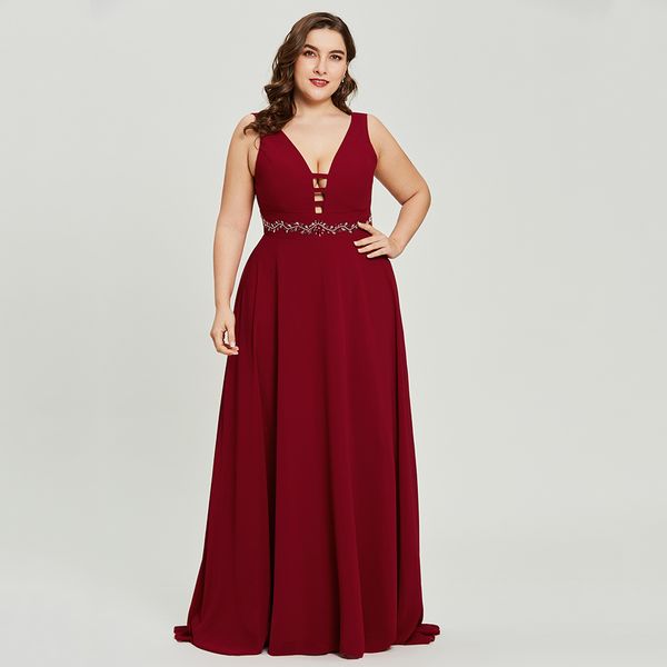 dressv burgundy plus size long evening dress v neck zipper up beading wedding party formal dress a line evening dresses, White;black
dressv burgundy plus size long evening dress v neck zipper up beading wedding party formal dress a line evening dresses, White;black