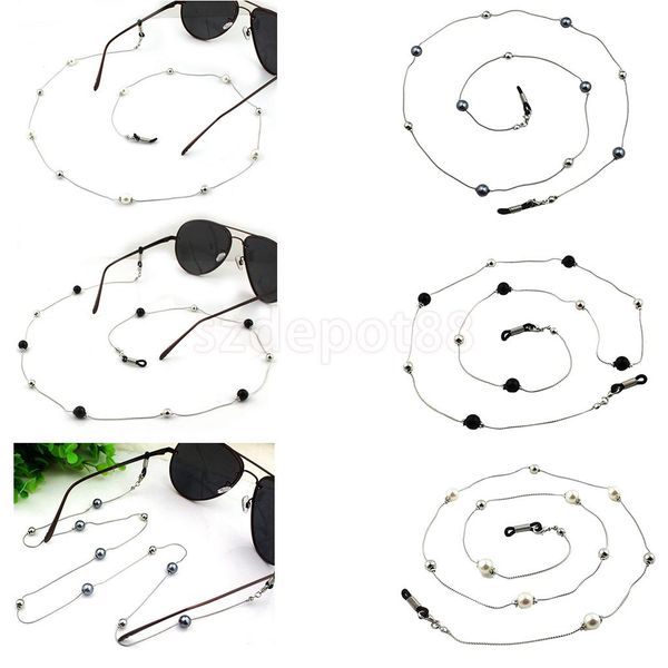 faux pearl beaded chain reading glasses eyeglass holder spectacle sunglass eyewear cord necklace 78cm/30.7, Silver
faux pearl beaded chain reading glasses eyeglass holder spectacle sunglass eyewear cord necklace 78cm/30.7, Silver