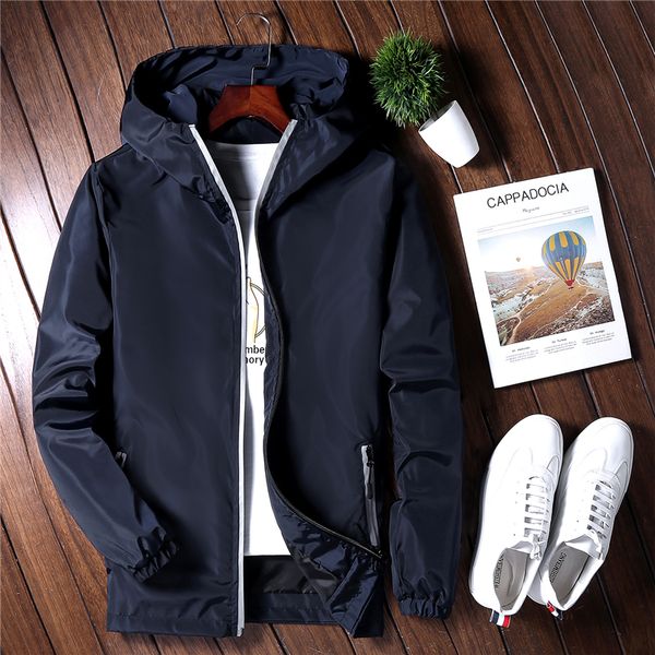 2018 spring autumn new fashion slim fit young men hooded jacket thin jackets brand casual windbreaker 3 colors m-5xl, Black;brown
2018 spring autumn new fashion slim fit young men hooded jacket thin jackets brand casual windbreaker 3 colors m-5xl, Black;brown