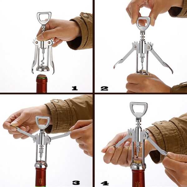2018 stainless steel wine bottle opener handle pressure corkscrew red wine opener kitchen accessory bar tool wing corkscrew opener xd20589
2018 stainless steel wine bottle opener handle pressure corkscrew red wine opener kitchen accessory bar tool wing corkscrew opener xd20589