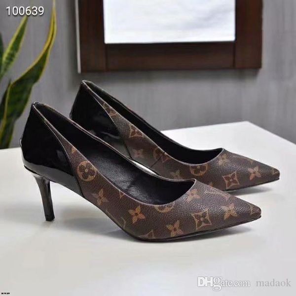 19fw leather high heels women shoes pumps spring autumn brands wedding work pumps 2 colors size 35-41 yecq5, Black
19fw leather high heels women shoes pumps spring autumn brands wedding work pumps 2 colors size 35-41 yecq5, Black